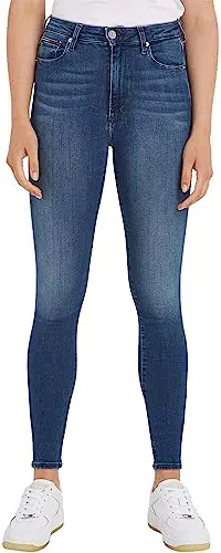Tommy Jeans Sylvia HR Super SKNY Pantalones de Mezclilla para Mujer