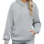 UMIPUBO Sudadera con Capucha para Mujer, Casual y Deportiva, Otoño e Invierno