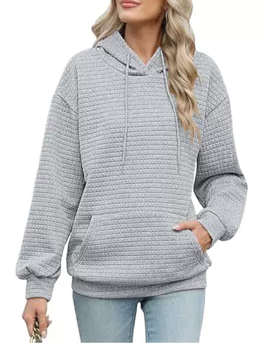 UMIPUBO Sudadera con Capucha para Mujer, Casual y Deportiva, Otoño e Invierno