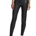 Urban Classics Leggings de Mujer de Cuero Sintético con Cintura Alta Antiestrés