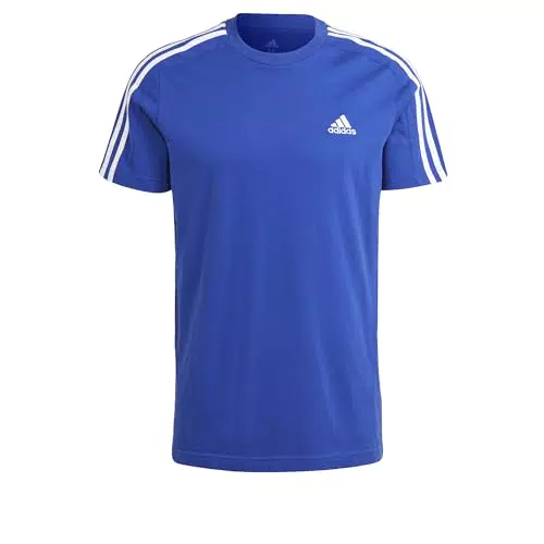 Adidas Essentials Single Jersey 3-Stripes Tee para Hombre