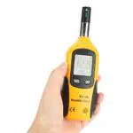 Akozon Termohigrómetro Digital Portátil - Medidor de Temperatura y Humedad