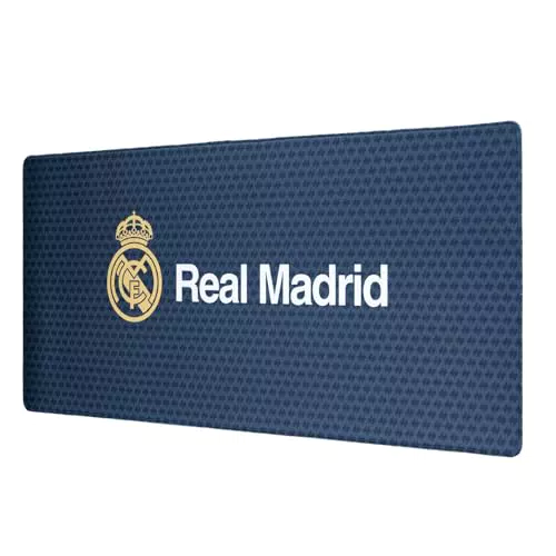 Alfombrilla XXL Real Madrid - Tapete Antideslizante e Impermeable para Escritorio