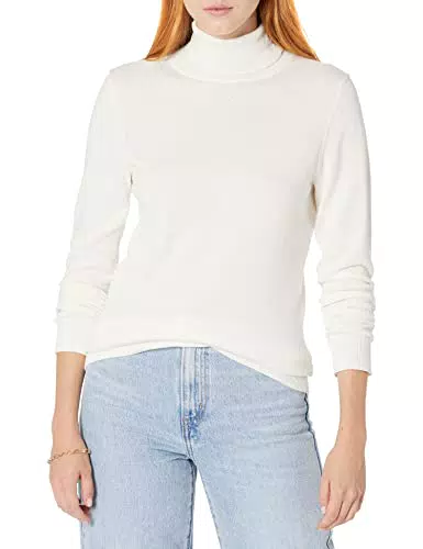 Amazon Essentials Jersey de Cuello Vuelto Manga Larga para Mujer