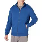 Amazon Essentials Sudadera de Forro Polar con Cuello Perkins y Cremallera Completa