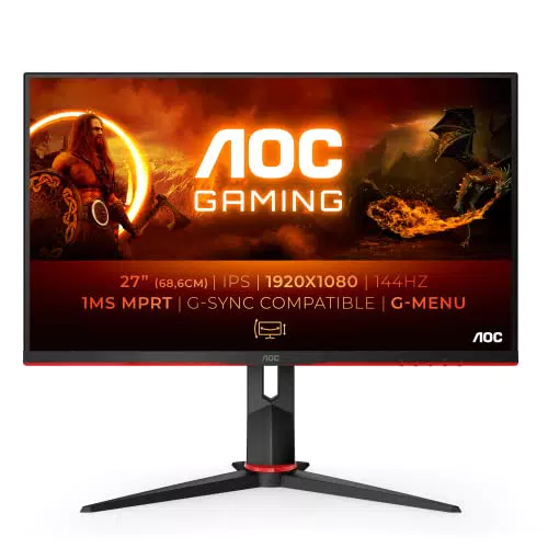AOC Gaming 27G2 Monitor FHD 27" 144 Hz 1 ms HDMI DisplayPort Free-Sync