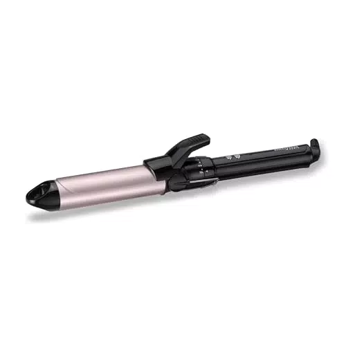 BaByliss C459E Tenacilla Titanium Brilliance 32mm - Rizador de pelo profesional