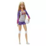 Mattel Barbie Muñeca Jugadora de Voleibol Made to Move con Accesorios