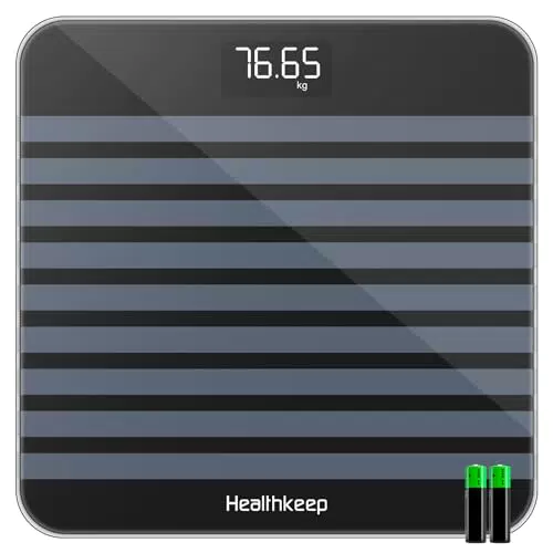Báscula de Baño Electrónica Digital con Pantalla LED y Alta Precisión