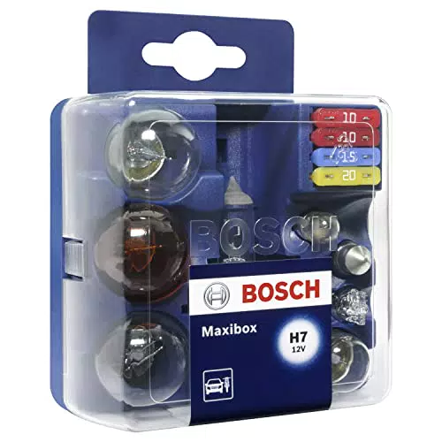 Bosch H7 Maxibox - Estuche de lámparas de repuesto 12 V
