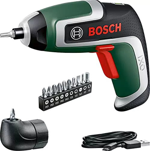 Bosch Atornillador a Batería Compacto IXO 7.ª Generación con Adaptador Angulado