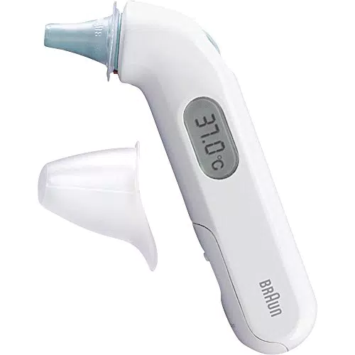 Braun ThermoScan 3 Termómetro de oído digital con medición rápida y acústica