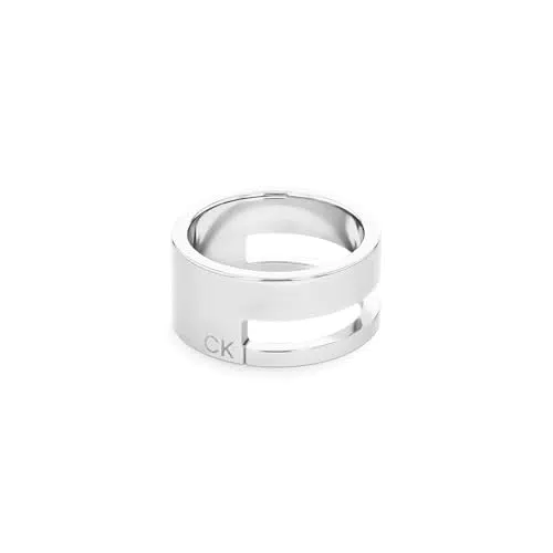Calvin Klein Anillo para Mujer Colección Geometric Essentials de Acero Inoxidable