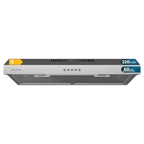 Cecotec Campana Extractora Bolero Flux CM 602200, Potencia Succión 220m³/h