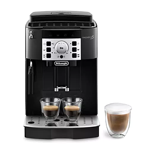 De'Longhi Magnifica S ECAM11.112.B, Cafetera Superautomática con Boquilla para Leche
