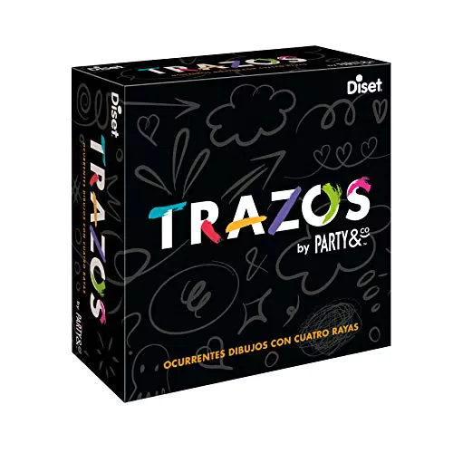 Diset Party & Co Trazos - Juego de Mesa de Dibujar para Niños a Partir de 8 Años