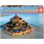 Educa Puzzle Mont Saint Michel con Fix Puzzle para Colgar - A partir de 14 años