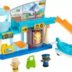 Fisher-Price Set de Juego Aeropuerto con Avión y Figuras para Bebés +1 año