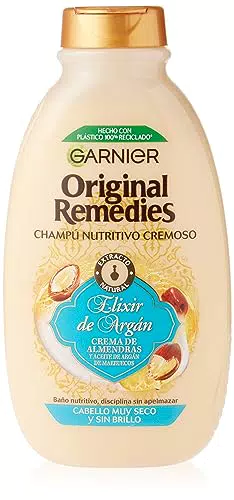 Garnier Original Remedies Champú Nutritivo Elixir de Argán para Pelo Seco
