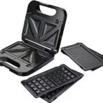 Grunkel Sandwichera con placas intercambiables y superficie antiadherente