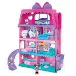 Just Play Minnie Mouse Bow-Tel Hotel - Juego de 2 Lados con Luces y Sonidos