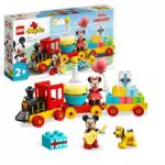 LEGO DUPLO Tren de Cumpleaños de Mickey y Minnie - Juguete Educativo para Niños