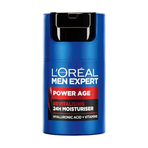 L'Oréal Crema hidratante para hombre, Antiarrugas y antienvejecimiento