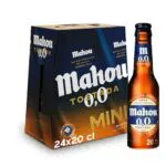Mahou 0,0 Tostada - Cerveza Sin Alcohol Dorada, Sabor Suave y Refrescante