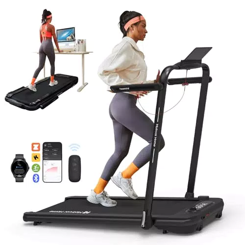 Mobvoi Cinta de Correr Plegable 3 en 1 con Control Remoto y Pantalla LED