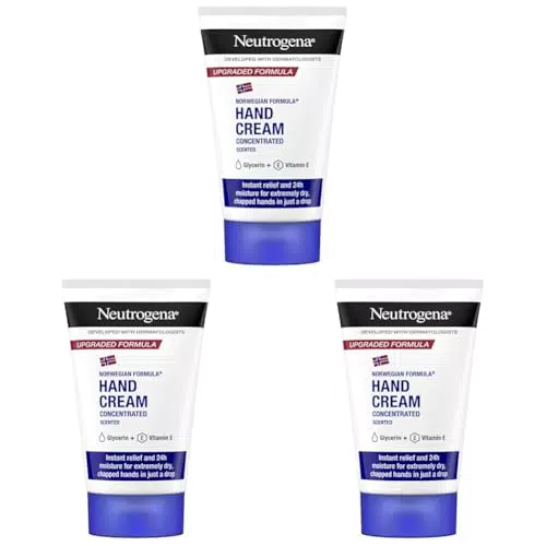 Neutrogena Crema de Manos Reparadora con Glicerina y Vitamina E para Piel Sensible