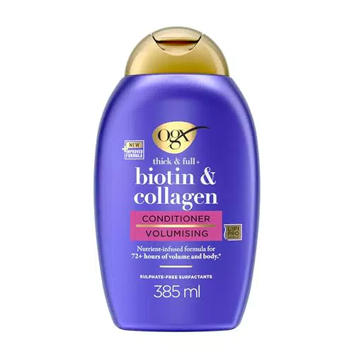 OGX Acondicionador Voluminizador de Biotina y Colágeno, 72h de Volumen