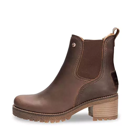 Panama Jack Pia Bota Chelsea para Mujer de Cuero