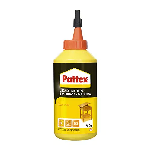Pattex Pegamento Express para Madera Resistente al Agua y Tracción