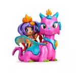 Pinypon Reina y Dragón Volador - Juguete para niñas a partir de 4 años