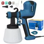 Pistola de Pintura Eléctrica HVLP 700W para Muebles, Paredes y Puertas