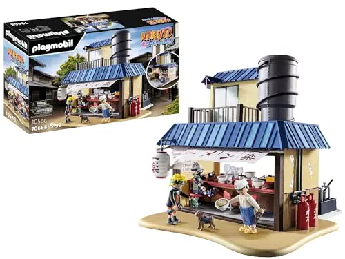 PLAYMOBIL Naruto Restaurant Ramen Ichiraku - Héroes del Manga Ninja