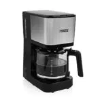 Princess Cafetera Compacta con Filtro Permanente y Jarra de Cristal 1,25 L
