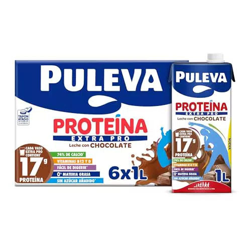 Puleva Proteína Extra Pro Chocolate 1L - Bebida proteica nutritiva