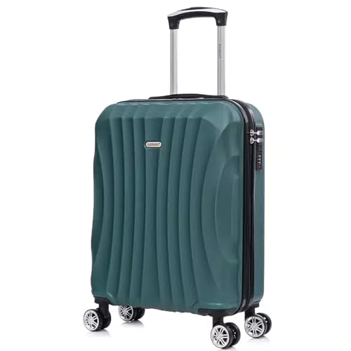 RAYKONG Maleta de Cabina ABS 55x40x20cm - Maletas de Viaje Ligeras