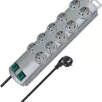 Brennenstuhl Regleta Enchufes con 10 tomas corriente y 2 interruptores individuales