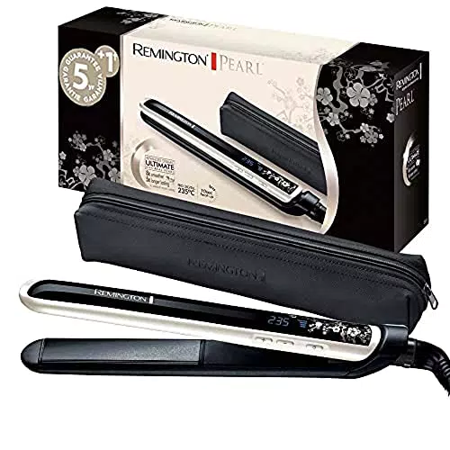 Remington Plancha de Pelo Pearl S9501, Cerámica Avanzada, Temperatura 230°C