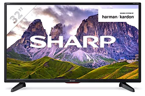 Sharp 32EA6E - Televisor 32" HD con 3 HDMI y 2 USB