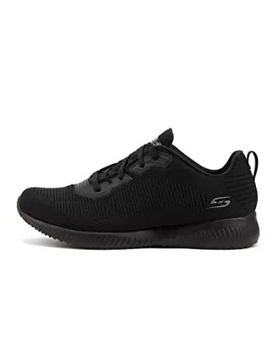 Skechers Bobs Squad Tough Talk, Zapatillas Mujer, Olive Engineered Knit