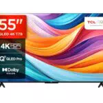TCL 55T7B Televisor QLED 4K Ultra HD Smart TV con Google TV y Dolby Vision