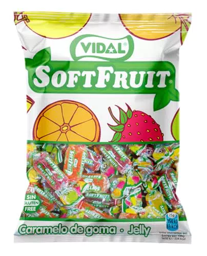 Vidal Golosinas Soft Fruit - Caramelo de goma con sabores variados