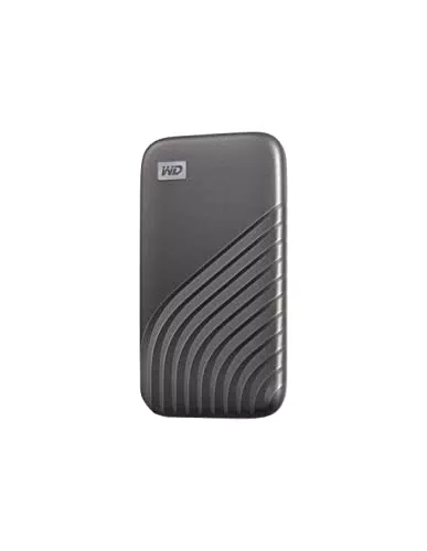 WD 2TB My Passport SSD Portable SSD USB-C, USB 3.2 Gen 2 External NVMe Solid State Drive up to 1050 MB/s 2-meters drop resistance