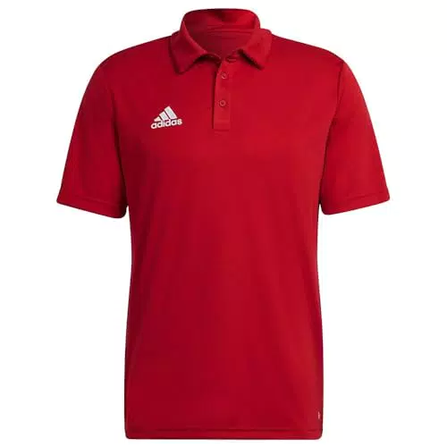 adidas Entrada 22 Polo Shirt Camiseta, Team Power Red 2
