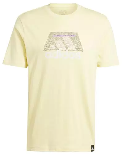adidas Hombre Codes BOS Graphic tee, Almost Yellow, X