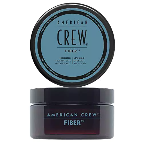 American Crew Fiber Cera Pelo Hombre, Moldeadora, Fijación Fuerte y Brillo Suave