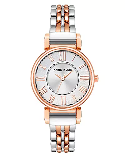 Anne Klein Reloj de Vestir AK/2159SVRT, Plata/Oro Rosa
